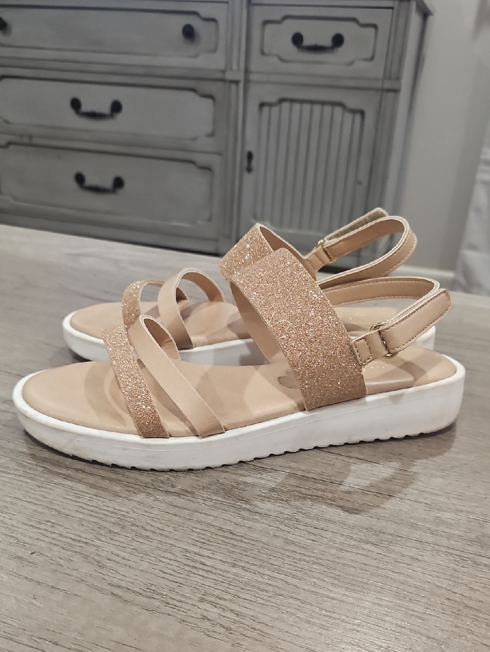 Italian Giulia Palai Girls Sandal, Blsh/Rose, Size 2